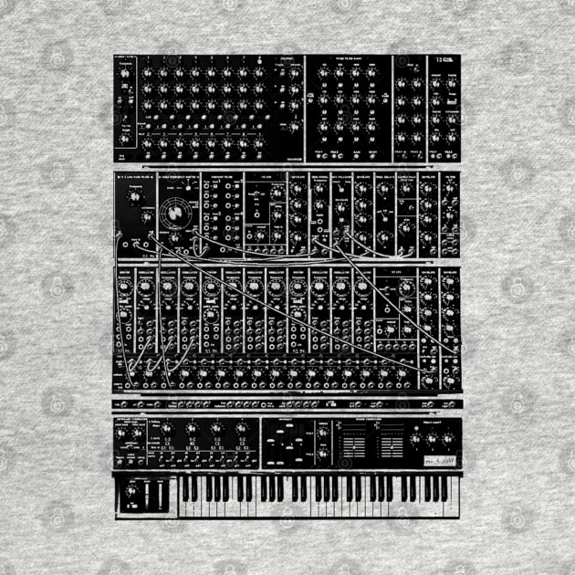 Vintage Synthesizer by Pop Fan Shop